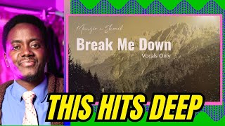 Munzir - Break Me Down ft. Shoaib | Official Video | Vocals Only - REACTION VIDEO!
