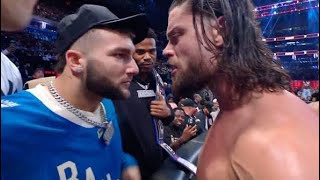 Cam Skattebo embarrasses himself on WWE RAW!