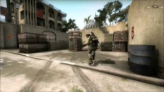 CS:GO : Blitzkey's 5 man ninja defusal on Dust 2.
