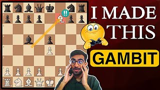 The Chess Brain Gambit - Chess Opening which looks unreal but Works Perfect !! | Hindi chess tricks