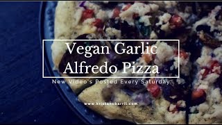 Garlic Alfredo Pizza
