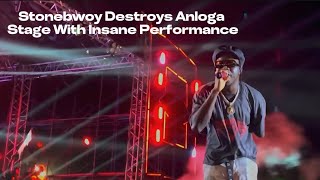 "This Stonebwoy Performance Had The Crowd Screaming"