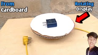 How to make rotating Display at home#electropiyush#rotatingdisplay#Homemaderotatingdisplaystand