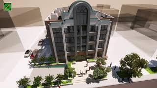 024 Four Level Apartment Building