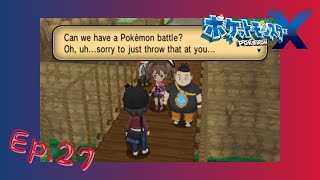 Pokémon X Gameplay Episode 27 - Going Through Route 19 & VS 3 Friends | No Commentary