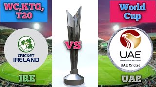 WC,KTG, T20I World Cup season 9 2024  match 30 UAE VS IRE In real cricket 24 live #RC24