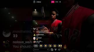 AMBJAAY in the studio making music on live