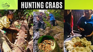 Hunting crabs #villagelife #crabs