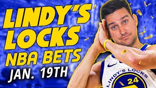 🏀 Lindy’s NBA Plays, Picks, and Predictions for Monday (1/19) 🏀