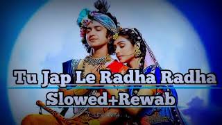 तू जप ले राधा राधा भजनslowed+rewab best krishna bhajan #lofi