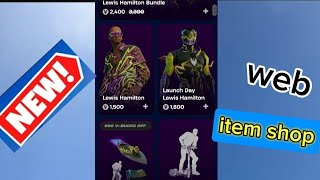 WEB ITEM SHOP -fortnite chapter 5 season 4