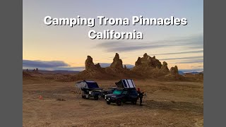 Family Camping Trona Pinnacles California
