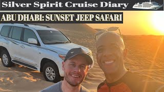 Silver Spirit Cruise Diary: Abu Dhabi Sunset Jeep Safari