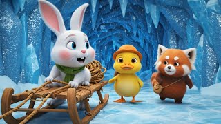 🐰🐤Roro, Dodo & Mang: Escape the Collapsing Cave! Fun & Exciting Forest Adventure