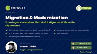 Webinar: Migration & Modernization From Legacy to Modern