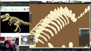Speedpaint - Pixel Art Dragon Fossil - RHYTHM REALM