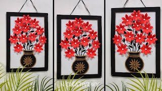 DIY Paper Flowers Wall hanging ideas| Beautiful Home Decoration Tutorial I Wall decoration ideas 