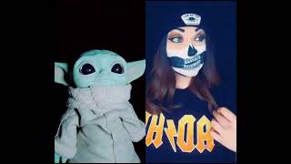 Baby Yoda and Blueeyeddarkness #shorts