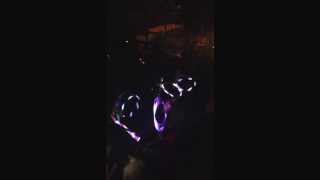 Galactic cirque troupe led hula hooping to WILLDABEAST music