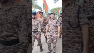 शानदार घर - घर तिरंगा यात्रा, ग्रुप केंद्र के रि पु बल, पुणे - 14-08-2024