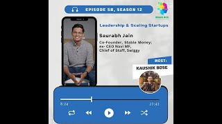 Ep  58  Saurabh Jain: Co Founder, Stable Money