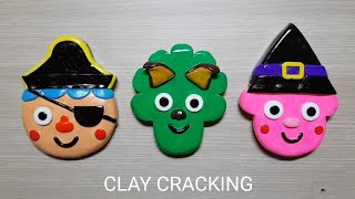 Noodle & Pals Halloween Noodle, Broccoli, Blossom Clay Cracking 천사점토 국수와 친구들 할로윈 국수,브로콜리,블라썸 점토 부수기