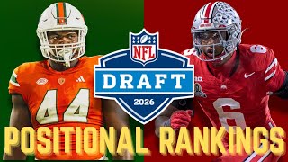 Ranking The Top 10 Prospects at EVERY Position For The 2026 NFL Draft | Post-Season Rankings