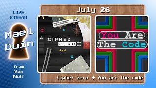 🔴LIVE: Let's play 🚅 Cipher zero + 💻 You are the code