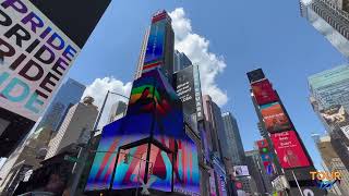 TIMES SQUARE 2022 4K 2hrs. |  NYC | TOUR 121