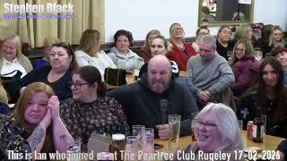 This is Ian who joined us at The Peartree Club Rugeley 17 02 2026