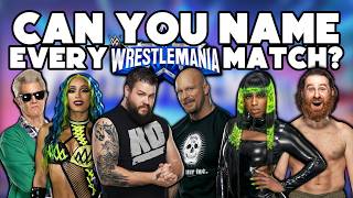 Can You Name Every WWE WrestleMania 38 Match?