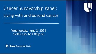 Expert Panel Discussion: Living with and beyond cancer