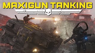 Gunning A MAXIGUN Out Of The BASTION TANK! | Helldivers 2