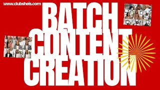 1 MONTH OF CONTENT IN 2 HOURS | GUIDE TO CONTENT BATCHING& PLANNING + HOW TO USE CONTENT CALENDAR!