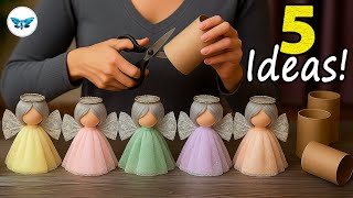 Don't Throw Away Cardboard Rolls!🎀5 Genius Ideas That Will Steal Your Heart!❤️DIY