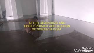 MAKING SURFACE FOR EPOXY FLOORING