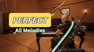 FULL MELODIES - All + SECRET Sheets Perfect Scores | Piano Minigame | Final Fantasy VII Rebirth