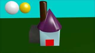 House in The Day and Night Animation