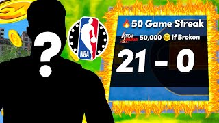 I was on a 50 Game Win Streak, then HE pulled up (NBA SUPERSTAR)