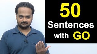 50 Common Sentences with "Go" | Basic English Conversation | Sentences Used in Everyday Life