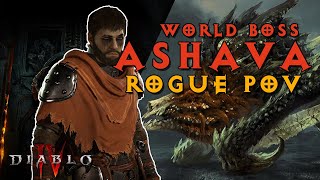 Diablo 4 Beta - Ashava World Boss (Rogue PoV)