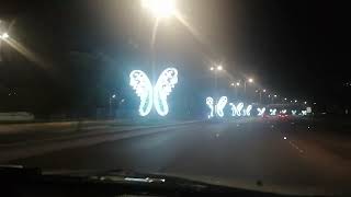 WOWW SUPER GANDA NG BUTTERFIELD LIGTHS AT ROAD AREA #ramdan #2023 #ytshorts #reels #vlog #viral #yt