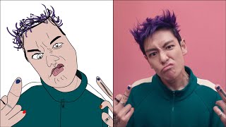 Player 230 Thanos Drawing Meme | Pop Drawing Meme #413