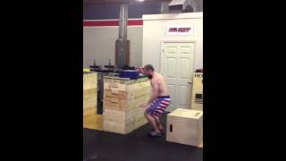 Kevin Schmitt - 5 seated box jumps @ 55"