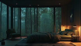 Heavy Rain and Thunder Sounds for Deep Sleep 🌧️ 2 Hours of Relaxing Rain & Wind Ambience