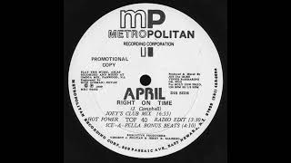 Right On Time (Ice-a-pella Bonus Beats) - April