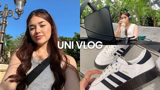 UNI VLOG 🇭🇰 back in taft, new schedule, what's in my college bag, new books & hongkong haul 🦋🎒