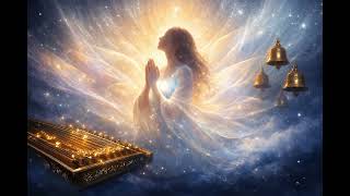 432 Hz Celestial Mantra for Emotional Release | Female Choir, Santoor, Deep Drone, Temple Bell Light