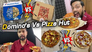 Dominos Vs Pizza Hut - Best Pizza Kiska hai? | Only Nikhil Vlog