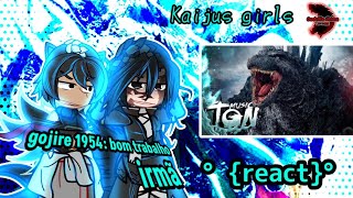 Kaijus girls react to rap do godzilla minus one °{menos um }°°{gacha club/🇧🇷,🇺🇸}°